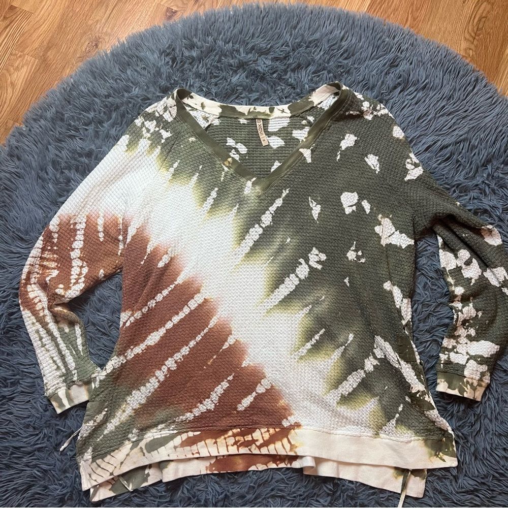 XCVI Multicolor V-Neck Sweater